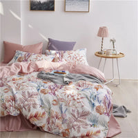 Printed Egyptian Cotton Bedding Set 600TC | Seashell Blush