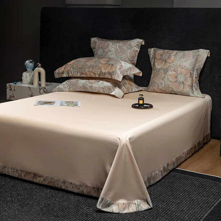 Jacquard Egyptian Cotton Bedding Set 1200TC | Grand Bloom