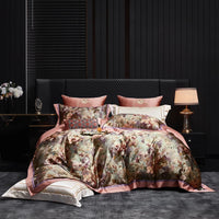 Printed Egyptian Cotton Bedding Set 1200TC | Antique Garden