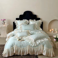 Lace Egyptian Cotton Bedding Set 900TC | Garden Lace