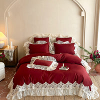 Lace Egyptian Cotton Bedding Set 900TC | Bridal Lace