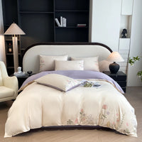 Embroidered Egyptian Cotton Bedding Set 600TC | Meadow Sprig