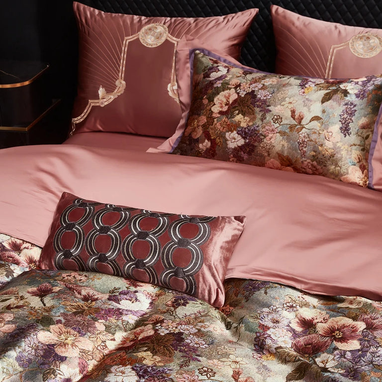 Printed Egyptian Cotton Bedding Set 1200TC | Antique Garden