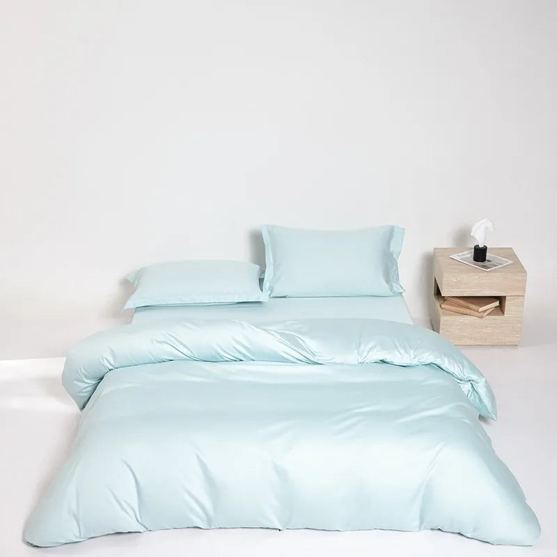 Plain Egyptian Cotton Bedding Set 600TC | Soft Colours in Mint