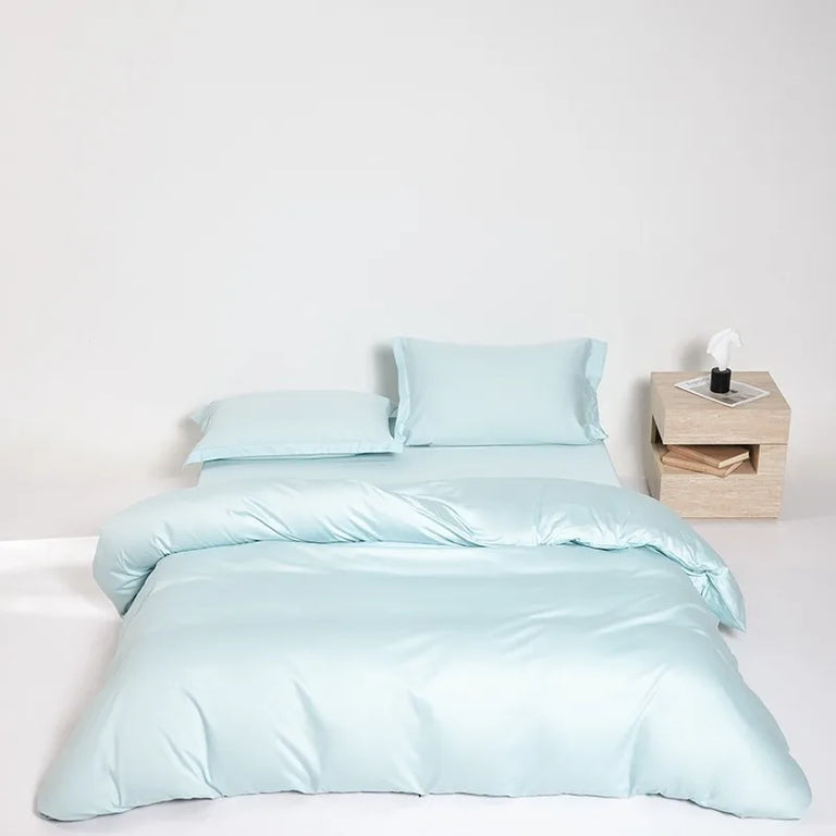 Plain Egyptian Cotton Bedding Set 600TC | Soft Colours in Mint