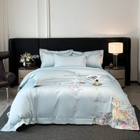 Embroidered Egyptian Cotton Bedding Set 800TC | Fawn Garden