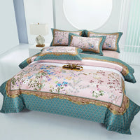 Floral Egyptian Cotton Bedding Set 1000TC | Rose Lattice
