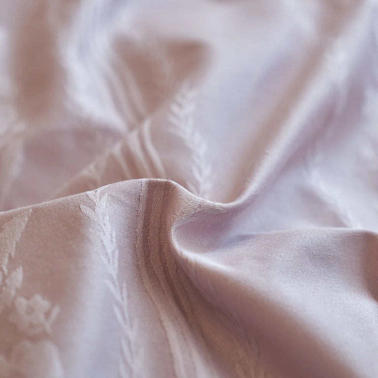 Jacquard Egyptian Cotton Bedding Set 800TC | Wheat Ear jacquard fabric close up