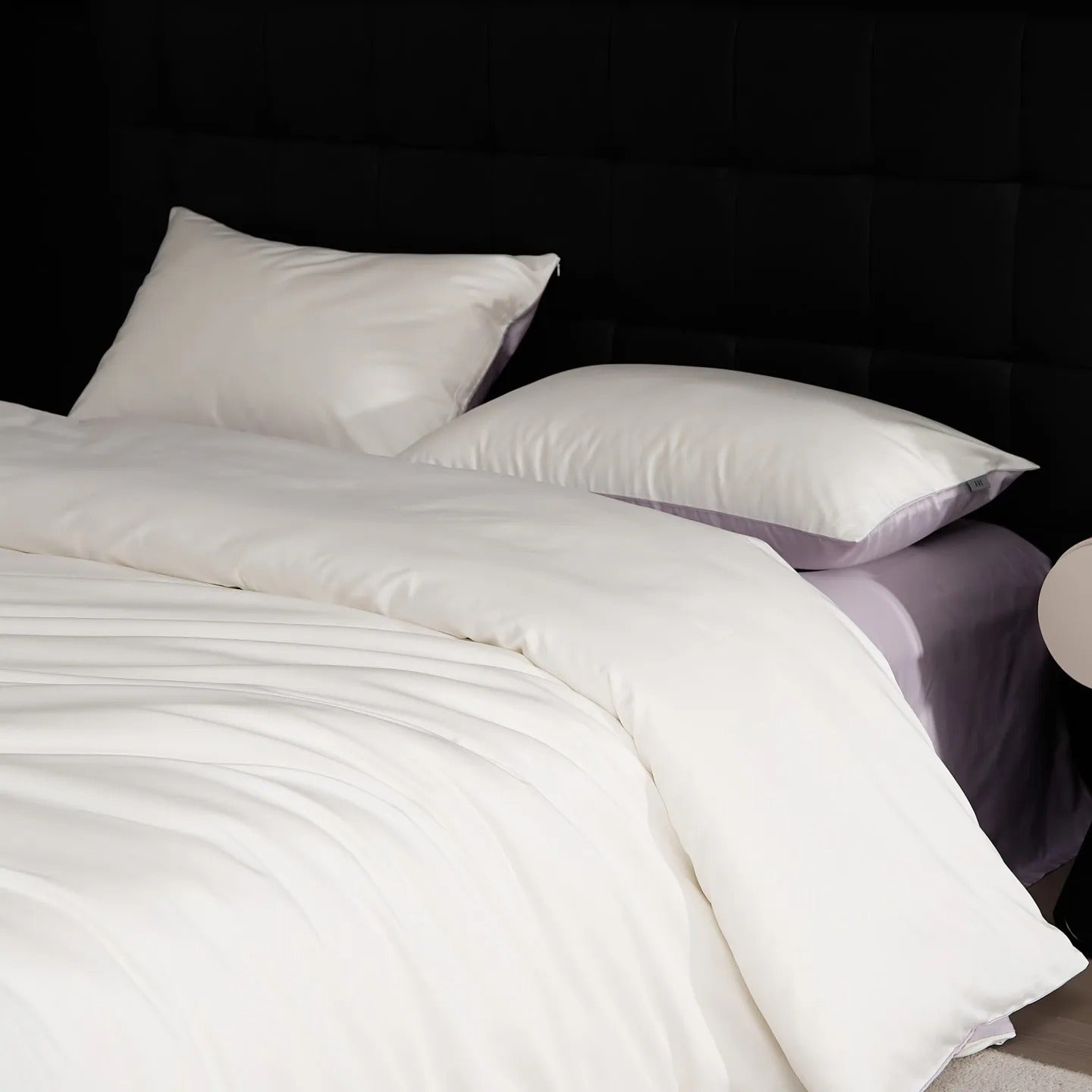 Smoke Green Stain Cotton Bedding Set with Duvet Cover - 600TC