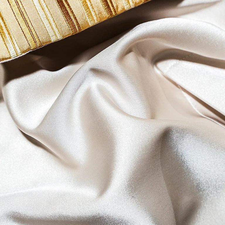 Royal Blue & Gold Bedding Set with Modern Embroidered - 1000TC