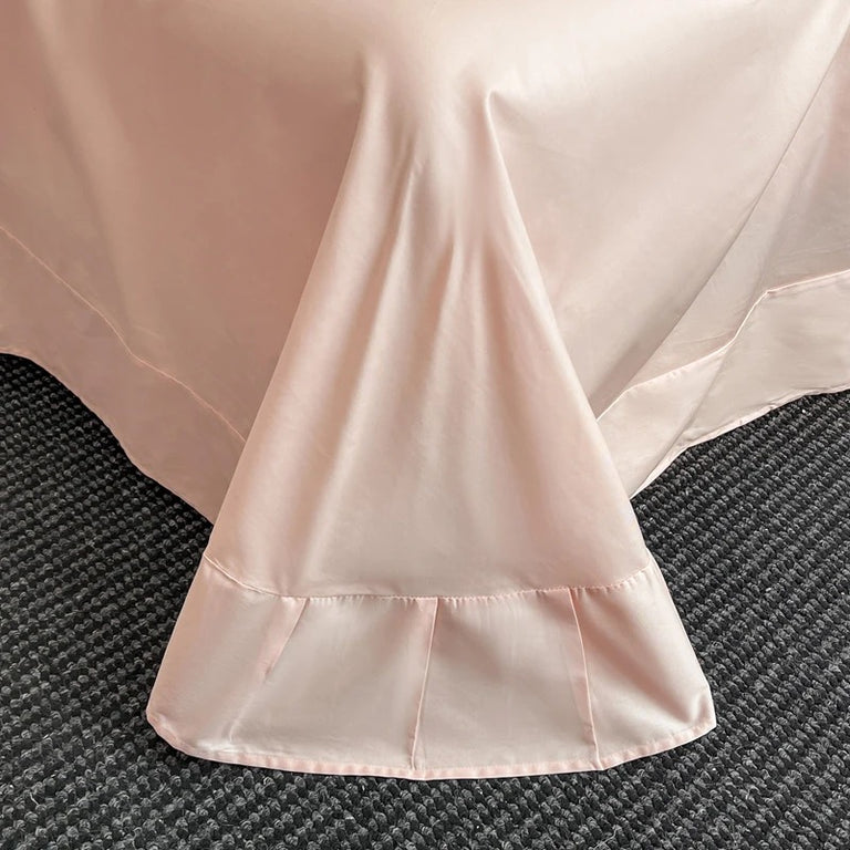 Charming Floral Print Cotton Bedding Set - 500TC