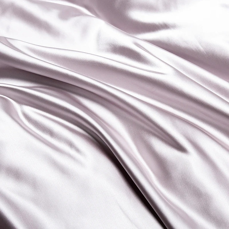 Lavender Jacquard Embroidery Bedding Set with Duvet Cover - 1500TC