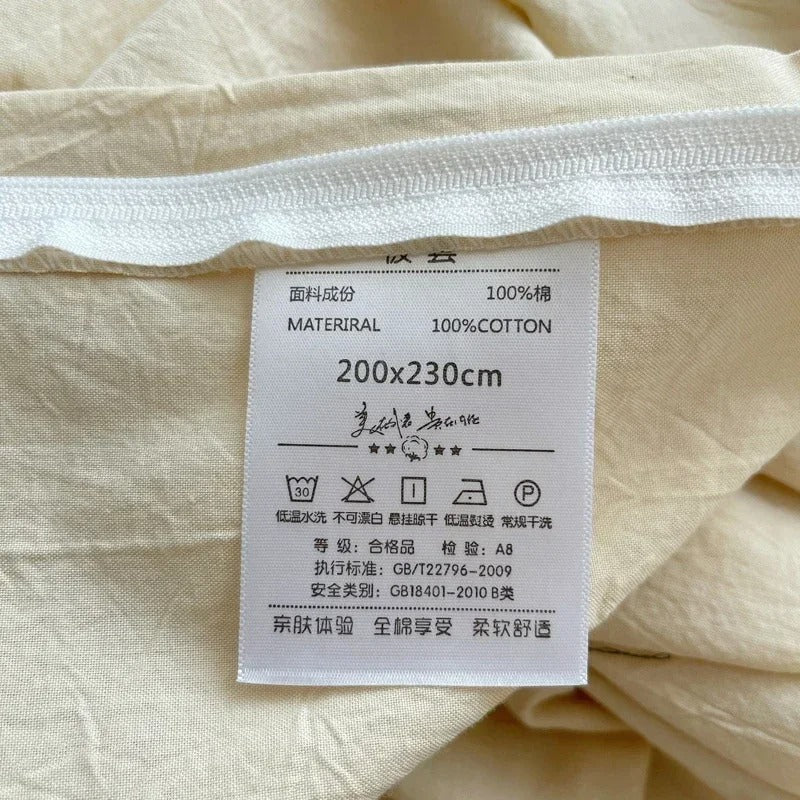 Elegant Ruffled Princess-Style Bedding Set with Duvet Cover - 600TC