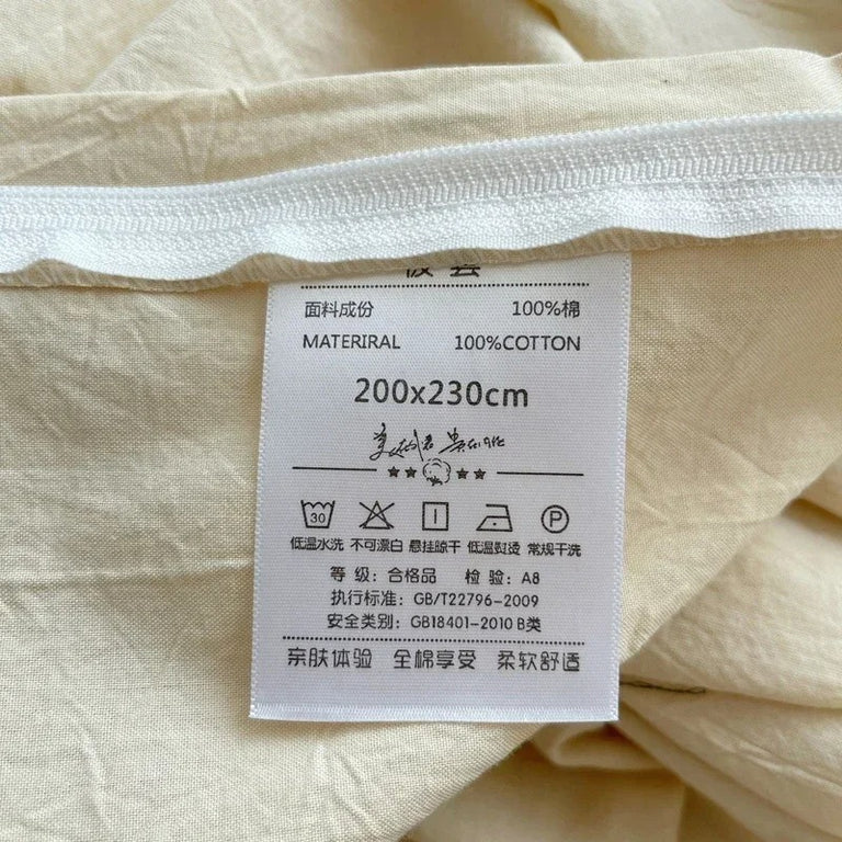 Elegant Ruffled Princess-Style Bedding Set with Duvet Cover - 600TC