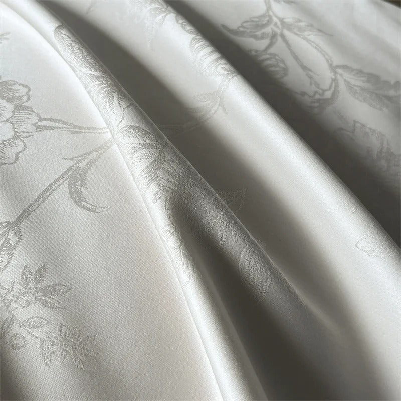 Luxury Lyocell Cotton Jacquard Bedding Set with Duvet Cover - 1000TC
