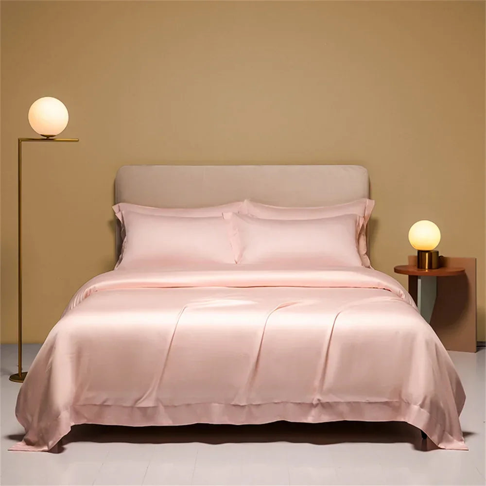 Plain Egyptian Cotton Bedding Set 800TC | Solid Colours in Blush Pink