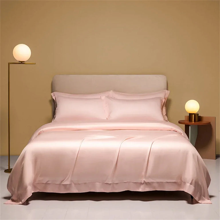 Plain Egyptian Cotton Bedding Set 800TC | Solid Colours in Blush Pink