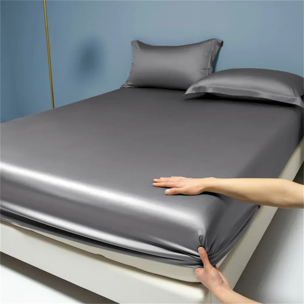 Plain Egyptian Cotton Bedding Set 800TC | Solid Colours fitted sheet