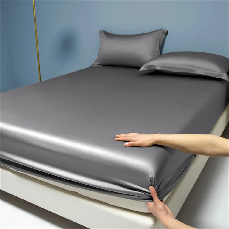 Plain Egyptian Cotton Bedding Set 800TC | Solid Colours fitted sheet