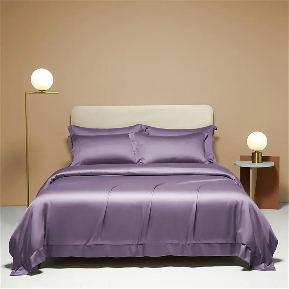 Plain Egyptian Cotton Bedding Set 800TC | Solid Colours in Lavender