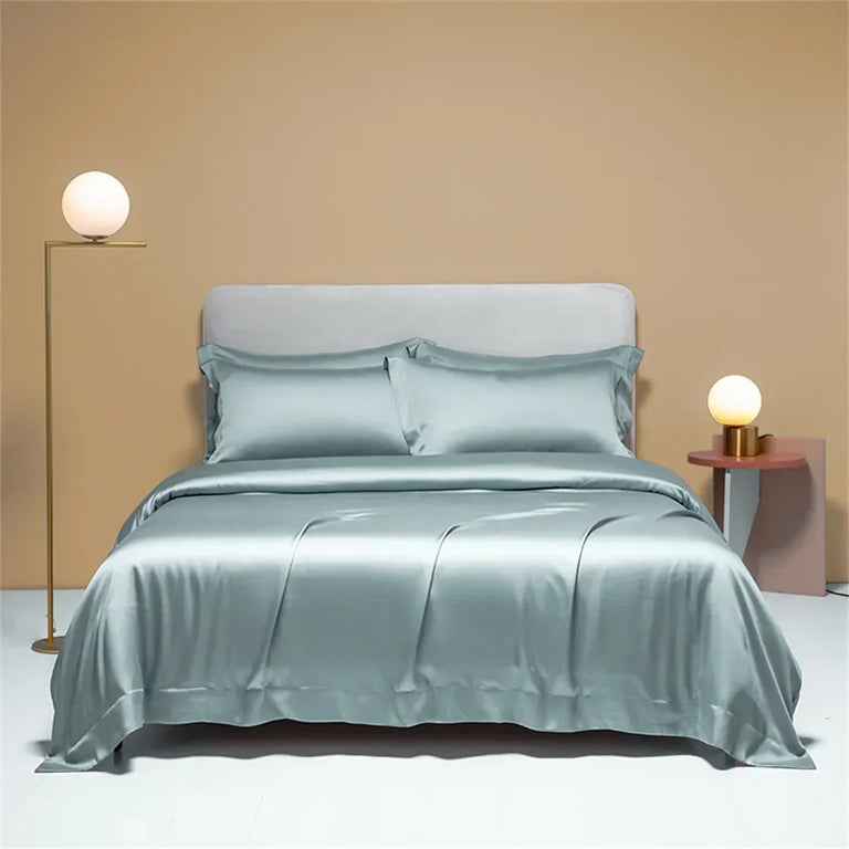 Plain Egyptian Cotton Bedding Set 800TC | Solid Colours in Seafoam