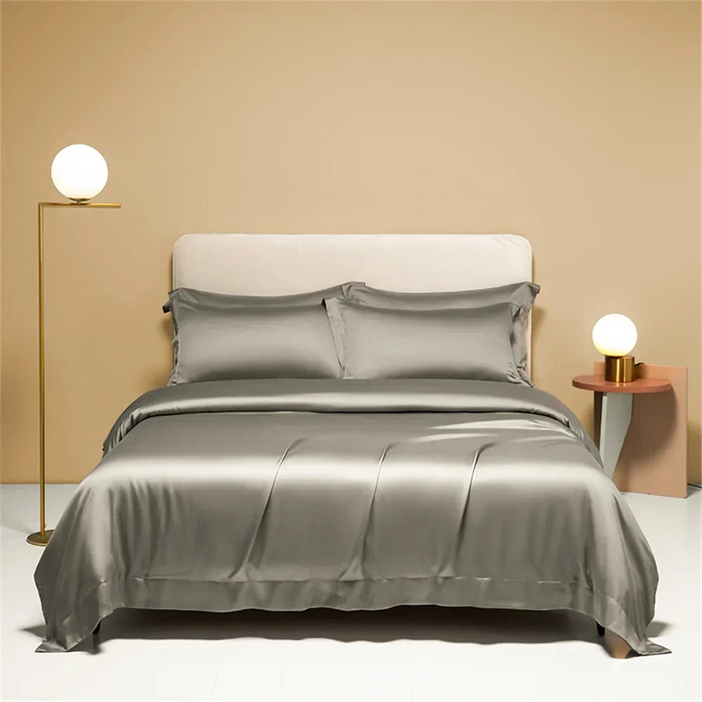 Plain Egyptian Cotton Bedding Set 800TC | Solid Colours in Taupe