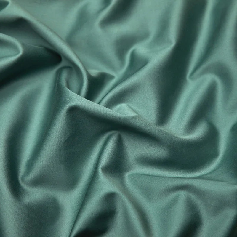 Sateen Egyptian Cotton Bedding Set 1000TC | Hemstitch Border sateen fabric close up