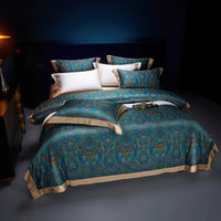 Sateen Egyptian Cotton Bedding Set 1000TC | Royal Paisley