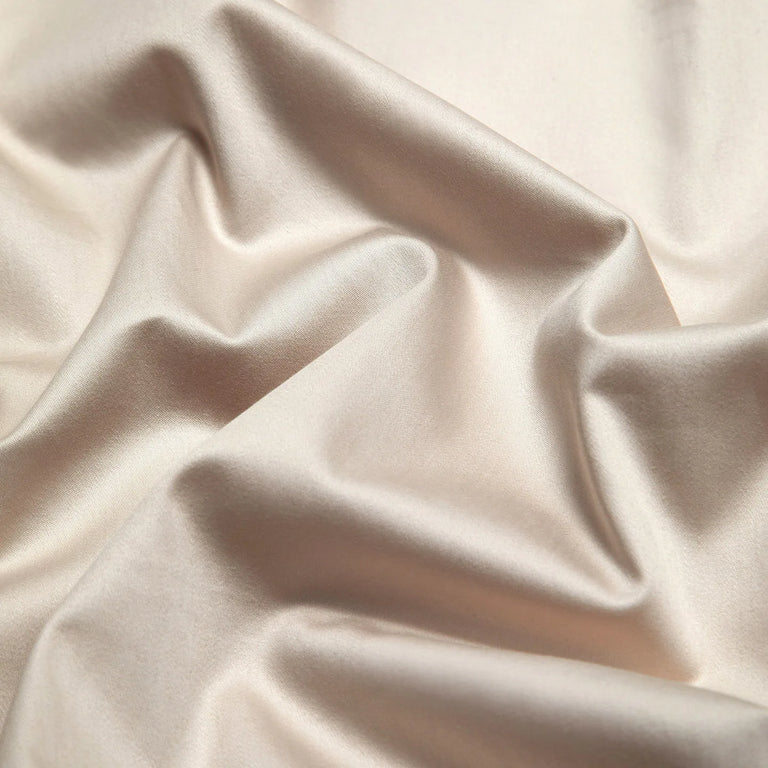 Sateen Egyptian Cotton Bedding Set 1000TC | Twin Stripe sateen fabric close up